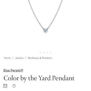 LIKE NEW Tiffany & Co Color by the Yard Pendant